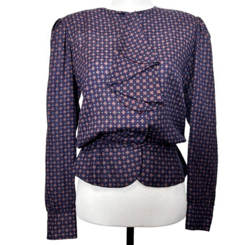 Lanz‎ Original Vintage Long Sleeve Button Down Tailored Shirt - Women's Size 10